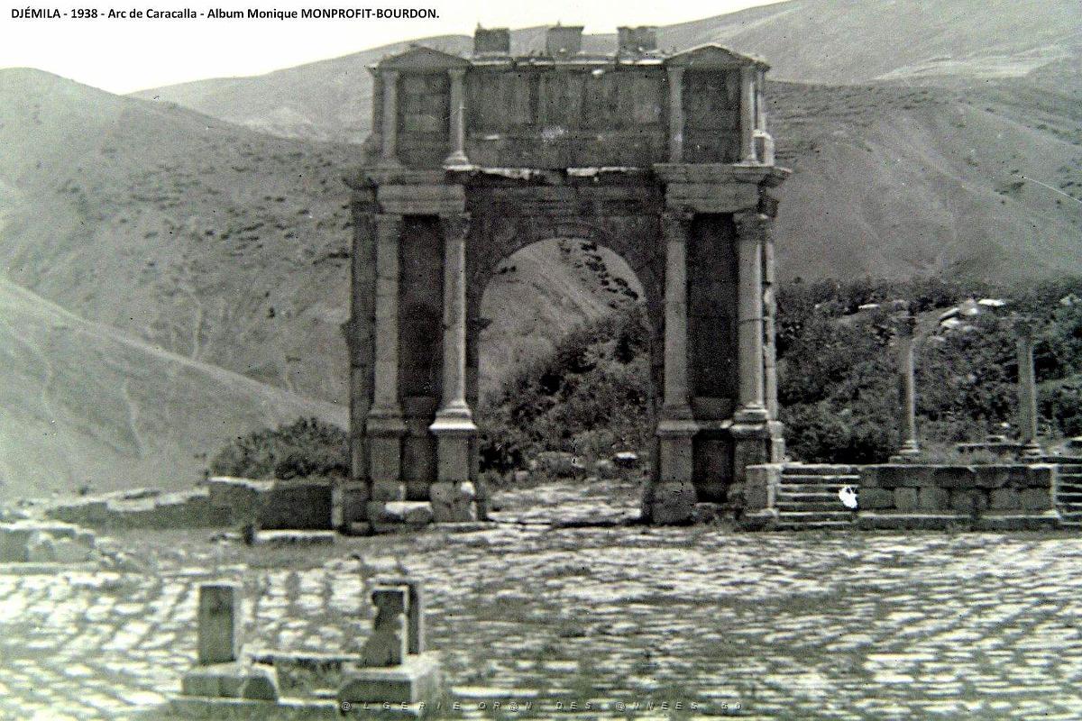 1- Djemila 1938. Arc de Caracalla (3).JPG